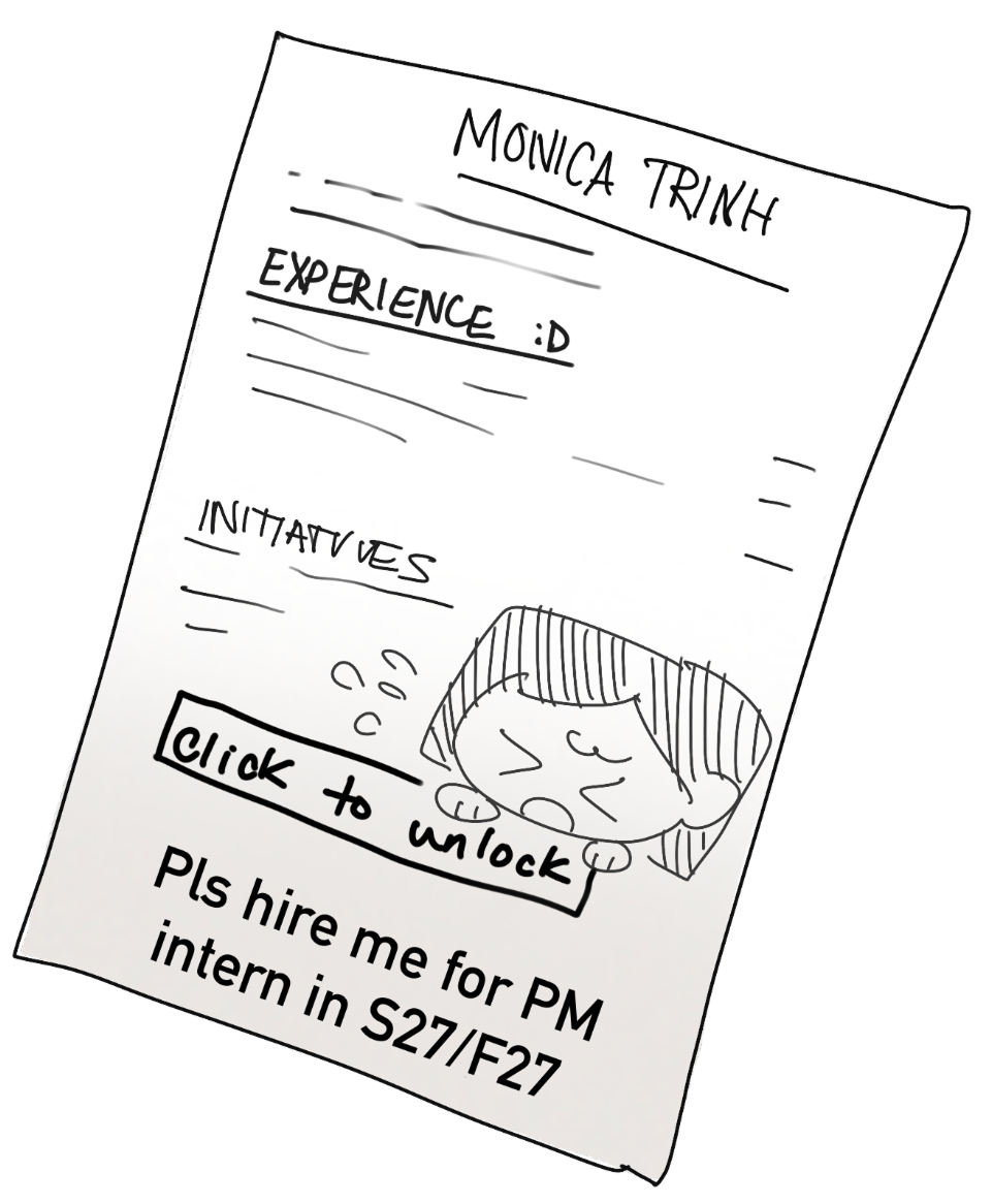Product management resume sticker